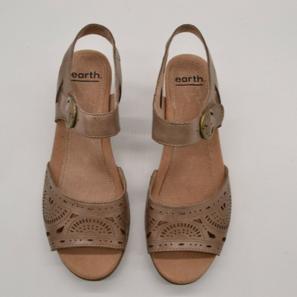 Earth Carson Westport Leather Slingback Sandal NEW - Picture 4 of 7